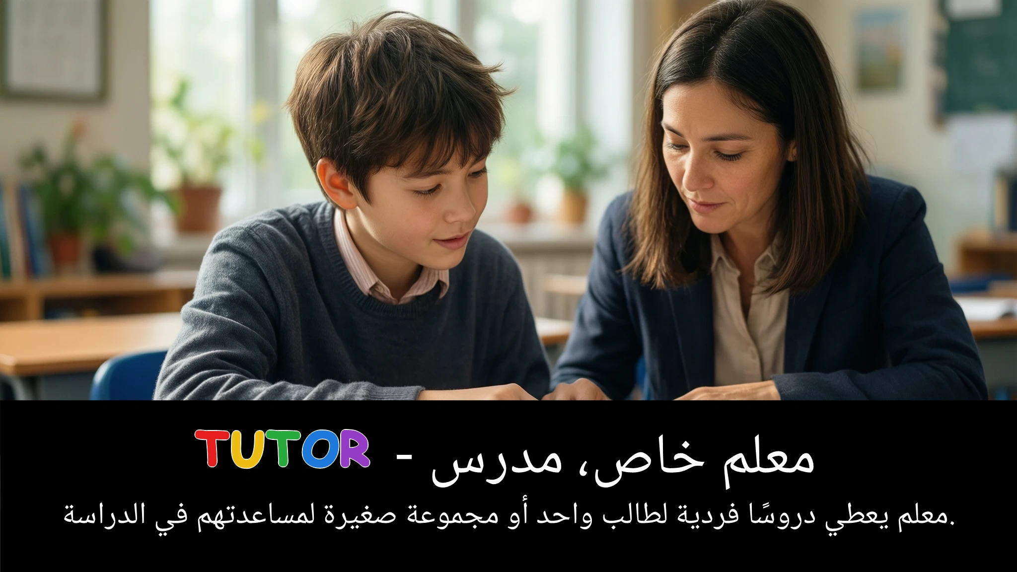Arabic Illustration for tutor